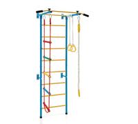 HOMASIS Espalier Suédois Mural en Bois avec Barre de Traction