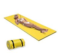 HOMASIS Tapis Flottant en Mousse XPE pour 1/4/6 Personnes, Matelas Flottant Piscine Enroulable, Hamac Adulte pour Bain de Soleil, Activités Nautiques,Mer, Lac, Charge 60/100/400 kg