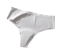 Homaskylynn Camel Toe Cover Thongs for Women - G-String, Seamless Design, Machine Washable, Basic Fit, Comfortable Underwear(Gray,Large)