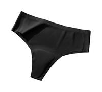 Homaskylynn Camel Toe Cover Thongs for Women - G-String, Seamless Design, Machine Washable, Basic Fit, Comfortable Underwear(Noir,Small)