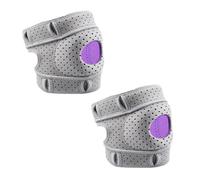 Homaskylynn Knee Brace 2.0 for Women Men, Thickening Patella Gel Pads, Adjustable Knees Support Side Stabilizers for Knee Pain Bone on Bone for Meniscus Tear Pain Recoverys Running Workout(Gray*2)