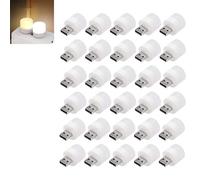 Homaskylynn USB Night Light Keyboard Eye Protection Reading Light Mini 5V Led Night Lighting for Computer Reading Work Portable Acrylic Smartphones Mobile Socket(30pcs)