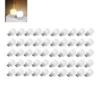 Homaskylynn USB Night Light Keyboard Eye Protection Reading Light Mini 5V Led Night Lighting for Computer Reading Work Portable Acrylic Smartphones Mobile Socket(50pcs)