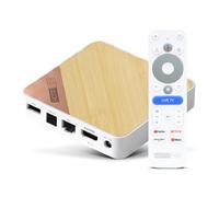 Homatics Box 4K V2 Google TV Media Player 4K UHD HDR 5GHz WiFi Bluetooth Télécommande vocale