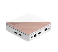 Homatics Box R 4K Plus Android 11 Lecteur multimédia TV (Chromecast, Google, Netflix, Disney +, Prime Video, Google Play Store, 4K UHD, HDR, WiFi 6, Bluetooth 5.0, Télécommande vocale, Blanc)