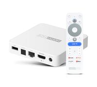 Homatics Box R Lite V2 4K Google TV 14 Media Player 4K UHD, HDR, Dual Band WiFi 2.4G/5GHz, Bluetooth 5.0, 32GB Flash, Quad Core 20000 DMIPS, Netflix, Prime Video, YouTube, Google Play, Dolby Atmos