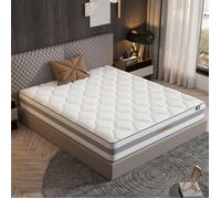HOMAVO Matelas 140x200 cm à ressorts ensachés 7 zones - Double face Fermeté H3/H4 Confort Ergonomique - Certifié OEKO-TEX