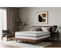 HOMAVO Matelas 180x200 cm, Hauteur 25 cm, Matelas à Ressorts ensachés 7 Zones, Matelas orthopédique avec Couche en Mousse à mémoire de Forme, fermeté H3 H4, certifié Öko-Tex & CertiPUR-US