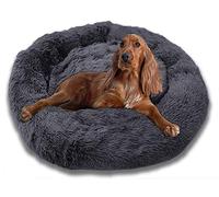 Homay Panier pour Chien, lit pour Chiens Donut pour Chiens Moyens, Grands et très Grands,Chaude Coussin pour Animaux de Compagnie 120cm Lavable en Machine …