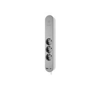 Hombli - Coupe-circuit - CA 230 V - entrée : Type E - connecteurs de sortie : 3 (3 x type E, USB, USB-C) - blanc