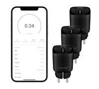 Hombli Smart Socket Combo Pack (3-pack) - Prises Wi-Fi Intelligentes avec Surveillance de l'Énergie | Commande Vocale Compatible avec Alexa/Google, Télécommande via App | Installation Facile