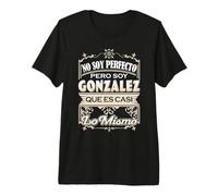 Hombre Camisa Apellido Gonzalez Nom de Famille Gonzalez T-Shirt Haut de Gamme