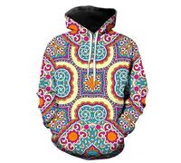 Hombres/Mujeres 3D impresión Sudaderas Para otoño Invierno patrón Estilo Nacional Retro Sudaderas Con Capucha Vintage Sudaderas Con Camisetas