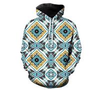 Hombres/Mujeres 3D impresión Sudaderas Para otoño Invierno patrón Estilo Nacional Retro Sudaderas Con Capucha Vintage Sudaderas Con Camisetas