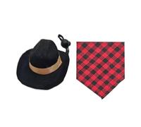 Homburg Chapeau pour hamster, bandana de vacances, écharpe triangulaire, écharpe fantaisie, petit animal de compagnie, décoration de cou pour petit animal de compagnie, chapeau de hamster