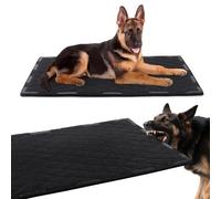 HOMBYS Tapis de lit anti-mastication pour chien avec 20 rivets métalliques - Tapis de niche indestructible pour chiots qui font leurs dents et masticateurs agressifs, tapis de cage imperméable durable