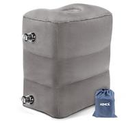 HOMCA Oreiller Repose-Pieds, Oreiller de Gonflable pour Le Repos de Pied sur des Avions, des Voitures, des Autobus, des Trains, Le Bureau, et des Enfants à Dormir sur de Longs Vols