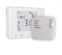 Homcloud CTB Chronothermostat numérique wi-FI à Piles avec récepteur RF (à Utiliser lorsqu'il n'y a Pas de câbles électriques provenant de la chaudière)