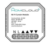 Homcloud Module Smart Stores Smart Wi-FI encastré pour boîtier électrique 503, contrôlable par APP, Alexa ou Google