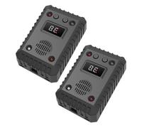Homcoice 2 en 1 Répulsif Ultrasons Rats Voiture & Intérieur 2 pièces, Triple Effet Anti Martre avec lumières et Alarme, Professionnel Répulsif Animaux Protection véhicule défense Contre rongeurs