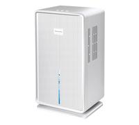 Homcoice Déshumidificateur Air 1L/T (3L), Absorbeur Humidité Electriquesous sous 40 dB pour 30m²-70m² salle bain appartement, sous-sol, avec arrêt et dégivrage automatiques, lumière ambiance colorée