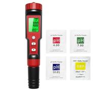 Homcoice pH Chlore Mètre Piscine 7-en-1, Salinité ORP TDS EC Température | Testeur Chlore Libre(FAC) haute précision avec fonction ATC, Tester Qualité Eau pour eau potable, aquarium, hydroponie