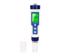 Homcoice PH Mètre électronique 7 en 1 avec TDS EC Salinité S.G ORP Température, professionnel pH Mètre Piscine IP67 imperméable, 0.01 haute précision Testeur Analyse Eau de Spa avec fonction ATC