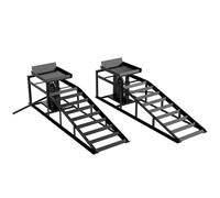 HOMCOM 2 rampes hydrauliques pour voiture, capacité 3 t, hauteur 23-32.5cm, Noir