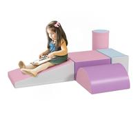 HOMCOM 5 Pièces Blocs Mousse Construction Bébé Tout-Petit Multicolore