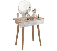 HOMCOM - 70x39x128cm - Panneaux de particules - 70x39x128cm - Bois naturel