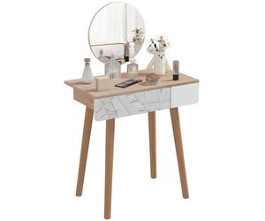 HOMCOM - 70x39x128cm - Panneaux de particules - 70x39x128cm - Bois naturel