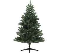 HOMCOM Arbre de Noël artificiel, 150 cm de sapin de Noël avec 565 pointes, pied pliable en acier, ignifugé, pour décoration de Noël, intérieur, vert
