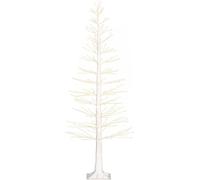 HOMCOM Arbre lumineux artificiel de 180 cm avec 810 LED, sapin de Noël à LED, décoration de Noël pour Noël, anniversaire, mariage, intérieur et extérieur blanc