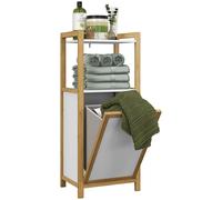 HOMCOM Armoire de salle de bain 40x30x95cm Blanc