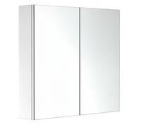 HOMCOM - armoire miroir - Acier - 60x12x55cm - Argent