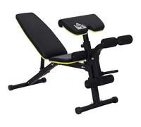 HOMCOM Banc de musculation multifonction réglable pour salle de sport à domicile