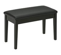 HomCom Banquette tabouret de piano avec coffre – Noir