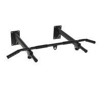 HomCom Barre de traction fixation murale support sac/sangles TRX intégré 150kg acier noir