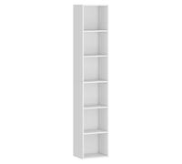 HOMCOM Bibliothèque 6 étagères, Étagère autoportante pour salon