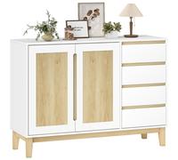 HOMCOM Buffet 120x40x86cm Blanc