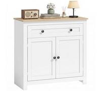 HOMCOM Buffet de Cuisine avec tiroir 78,5x35x80cm Blanc