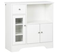 HOMCOM - Buffet de cuisine - Panneau de particules - 80x30x82cm - Blanc