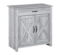 HOMCOM - Buffet - MDF - 80x39.7x80cm - Gris