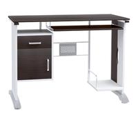 HomCom Bureau d'ordinateur design tricolore 100 x 52 x 75 cm