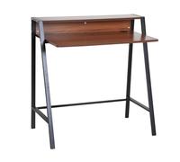 HOMCOM - bureau secrétaire - Panneaux MDF classe E1 - 84x45x85cm - Marron