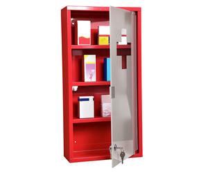 HOMCOM cabinet de pharmacie salle de bain, suspendu mural, 30x12x60cm Aosom France
