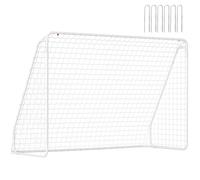 HOMCOM - cage de foot - Métal - 301x120x200cm - Blanc