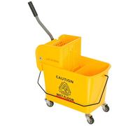 HOMCOM - caisse à outils - Métal - 60x27x70.5cm - Jaune
