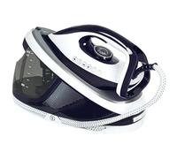 HOMCOM Centre de repassage 2600W 100 g/min 8 barres Fonction ECO Semelle céramique Repassage vertical Puissant Arrêt automatique Système autonettoyant Anti-nettoyage Réservoir amovible 1,5 L Bleu