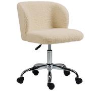 HOMCOM - Chaise de bureau - Polyester - 57x58x83cm - Kaki